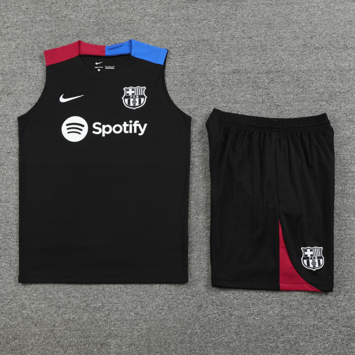 24-25 BAR Black Tank top and shorts suit