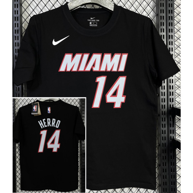 T144 HEAT HERRO #14 Black High Quality Casual T-Shirt