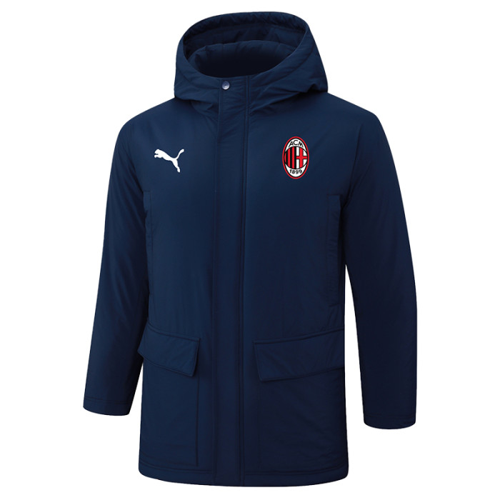 24-25 ACM Royal Blue Hooded Windbreaker Fabric Cotton Coat #G258(红标)