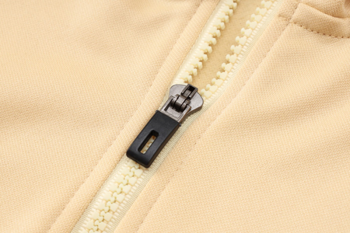 24-25 BAR Earthy Yellow Hoodie Half Pull Tracksuit #F605半拉连帽