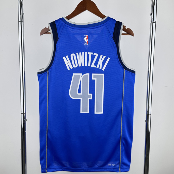 22-23 Dallas Mavericks NOWITZKI #41 Blue Home Top Quality Hot Pressing NBA Jersey