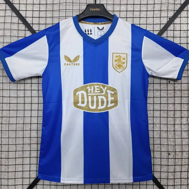 25-26 Huddersfield Town Home Fans Soccer Jersey