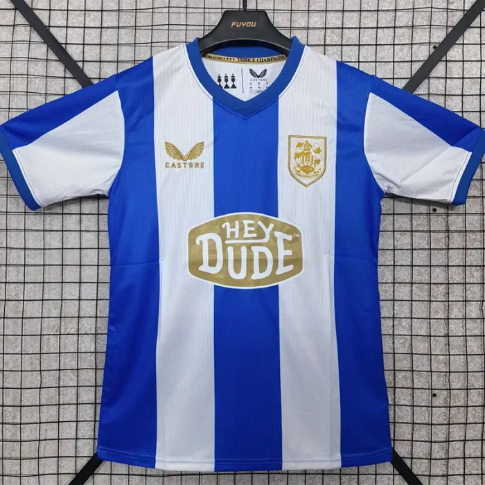 25-26 Huddersfield Town Home Fans Soccer Jersey