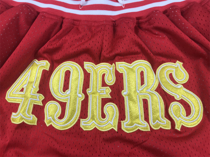 49ERS Red City Edition Top Quality NFL Pocket Pants *49人队