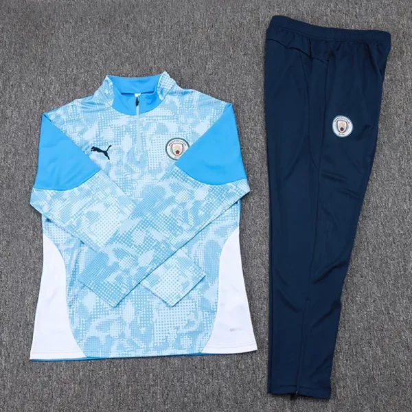 25-26 Man City Light blue Half Pull Tracksuit (半拉链)