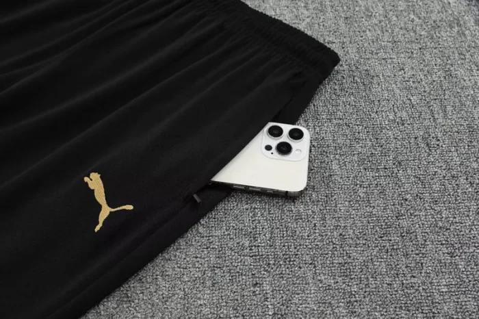 2025-26 Marseille Blue black Half Pull Tracksuit (半拉链）