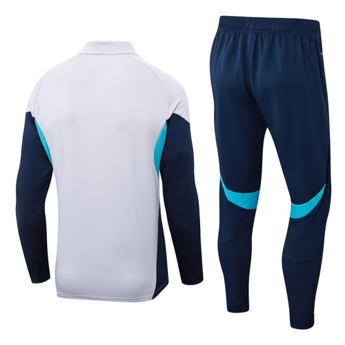 2025-26 ARS Light gray Half Pull Tracksuit (半拉链）