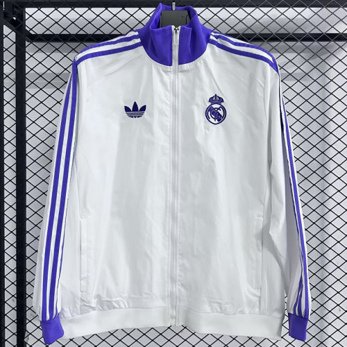 2025-26 RMA White Windbreaker