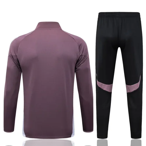 2025-26 Man Utd Grey purple Kids Jacket Tracksuit#E2581(童装)