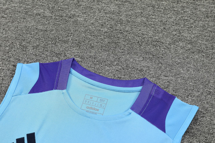 24-25 Argentina Light blue Tank top and shorts suit