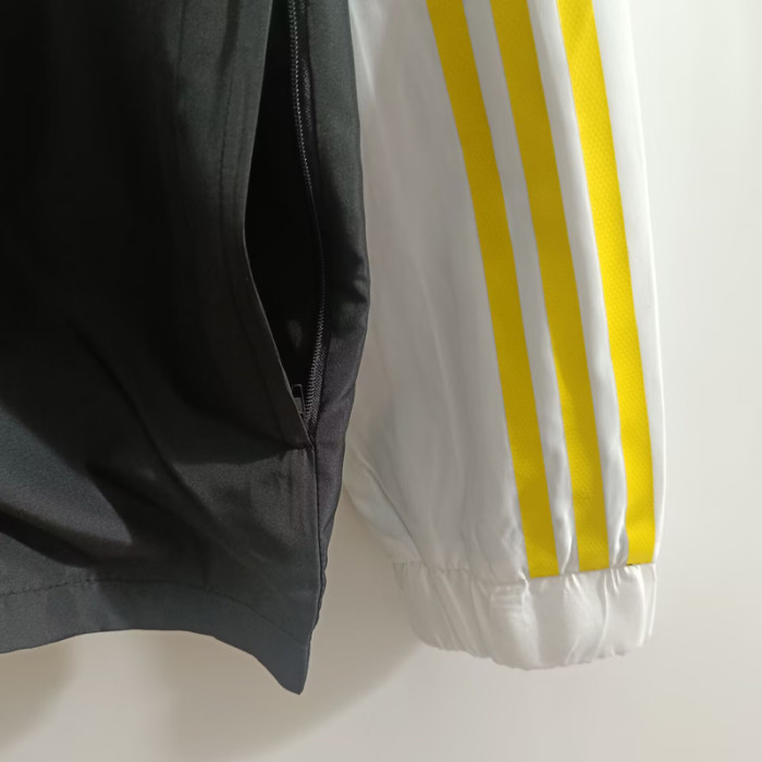 24-25 Tigres UANL Black Windbreaker (黄边)
