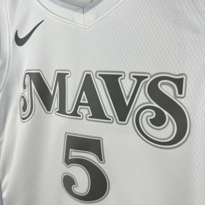 2024-25 Dallas Mavericks RUSSELL #5 White CityEdition Top Quality Hot Pressing NBA Jersey