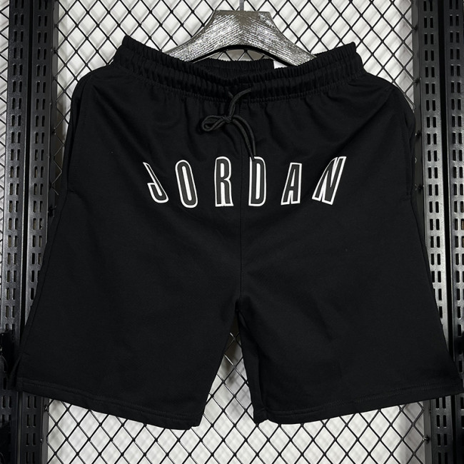 M005 Jordan Black Pure Cotton Fabric Casual Short Pants