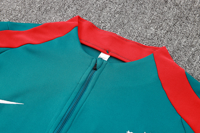 24-25 LIV Green Half Pull Tracksuit (半拉链)