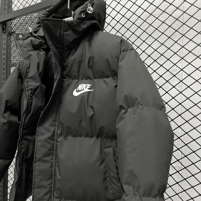 24-25 MF3 NK Black Hooded Cotton Coat #棉衣