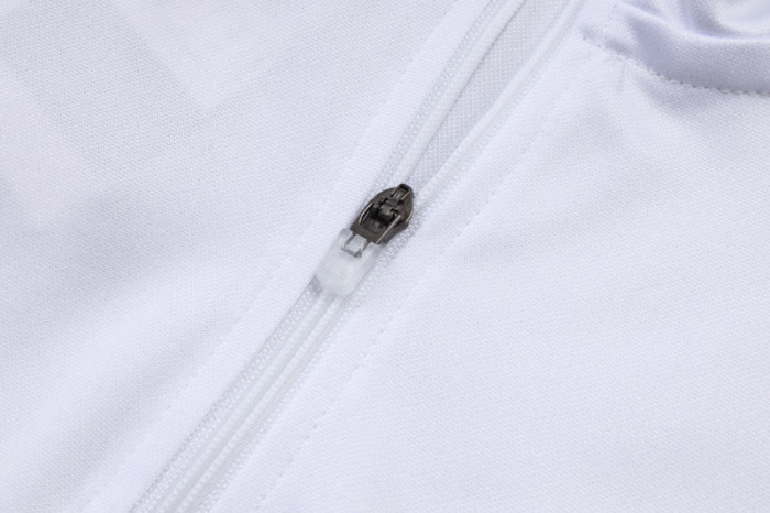 2025-26 Bayern White Kids Half Pull Tracksuit#E25109(童装)(半拉链)