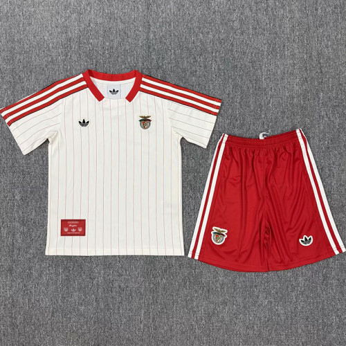 2025-26 Benfca White Casual Edition Kids Training