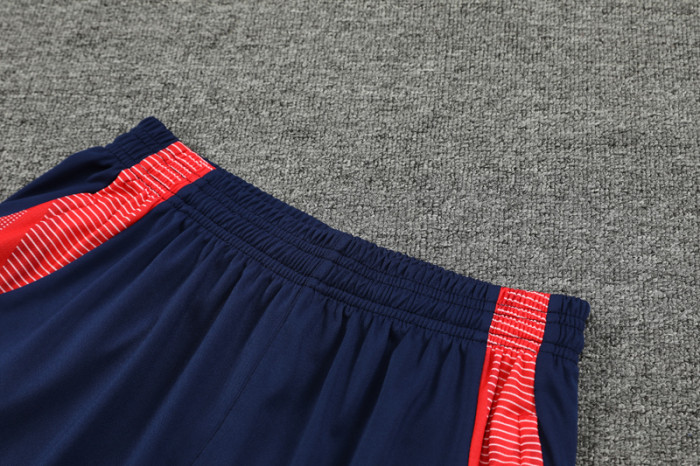 24-25 Man Utd BlueTank top and shorts suit