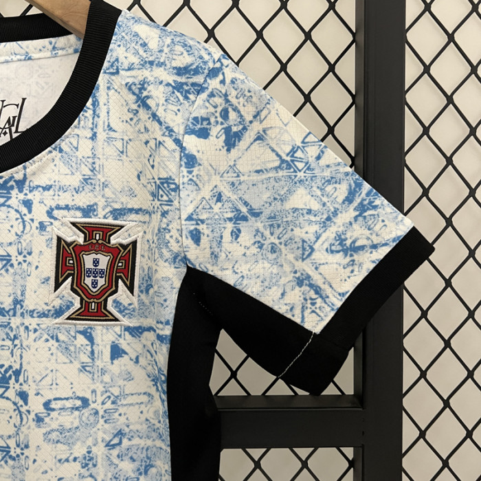 24-25 Portugal Away Kids Soccer Jersey