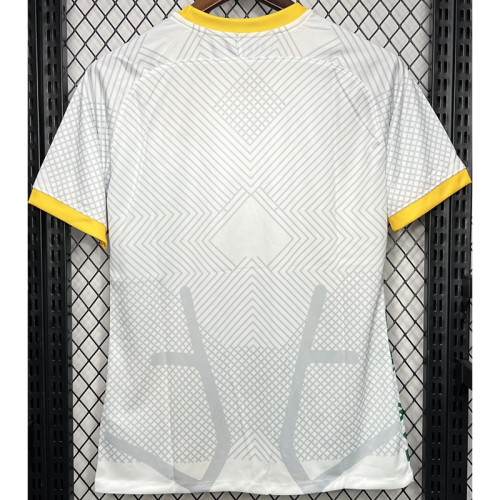 2024 INT White Yellow Special Edition Fans Soccer Jersey