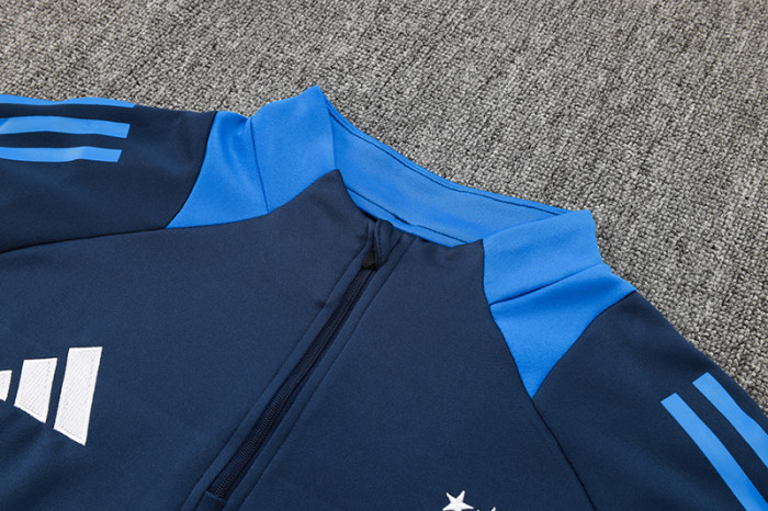 24-25 Nottingham Forest Royal blue Half Pull Tracksuit (半拉链)