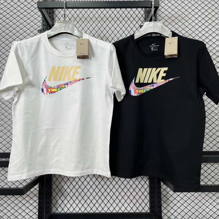 T205 NK White High Quality Casual T-Shirt