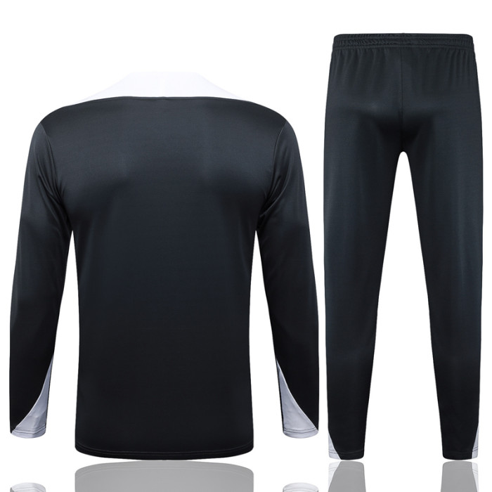 2025-26 CHE Dark gray Half Pull Tracksuit #B2577(半拉链）