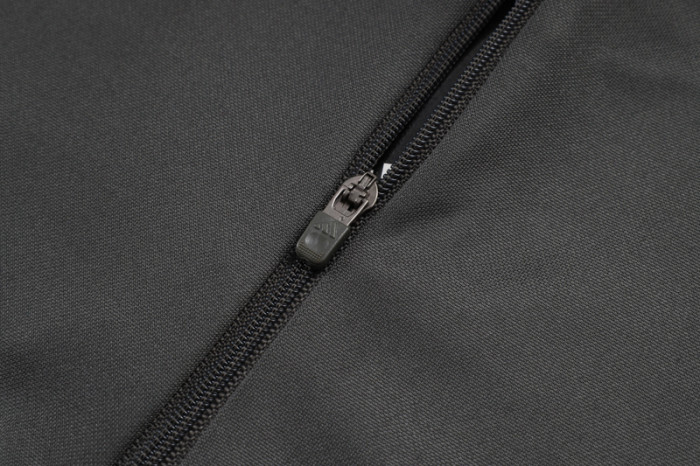 25-26 RMA Grey green Kids Half Pull Tracksuit #E25139(童装)(半拉链)