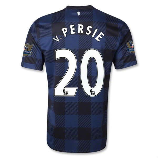 2013-2014 Man Utd Away Retro Soccer Jersey