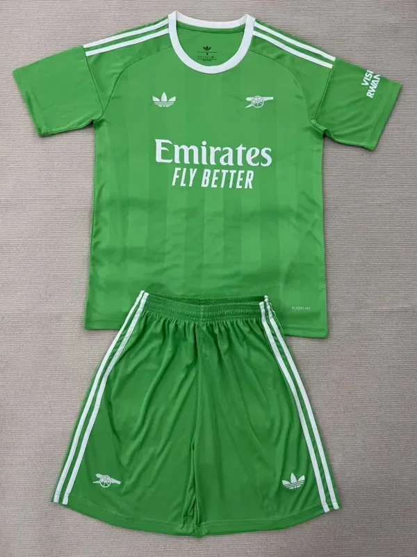 25-26 ARS Green GoalKeeper Kids Soccer Jersey