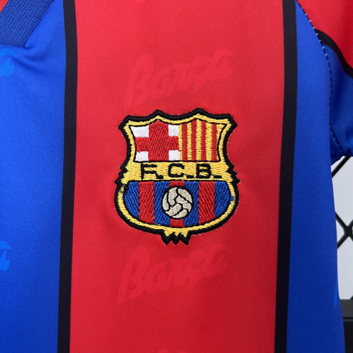 1996-1997 BAR Home Kids Retro Soccer Jersey