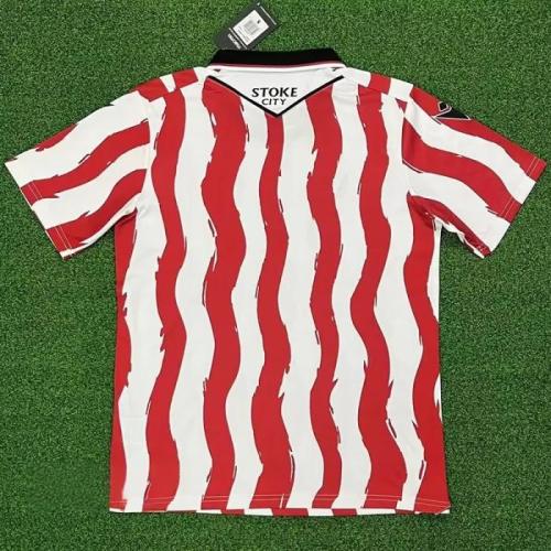 25-26 Stoke City Home Fans Soccer Jersey