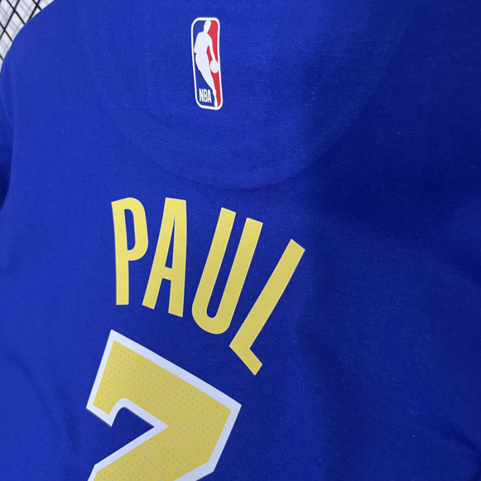 T259 WARRIORS PAUL #3 Blue High Quality Casual T-Shirt