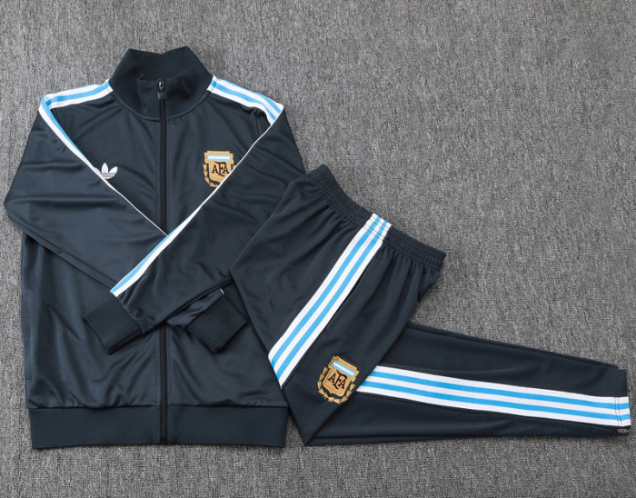 25-26 Argentina Dark gray Jacket Tracksuit # A2535