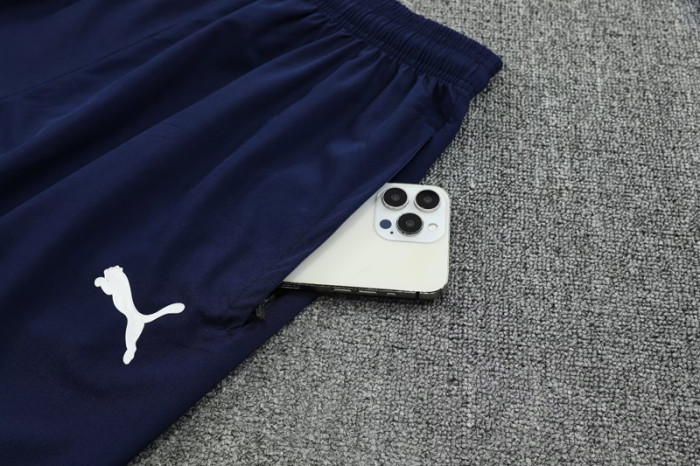 2025-26 Man City Royal blue Hoodie Jacket Tracksuit