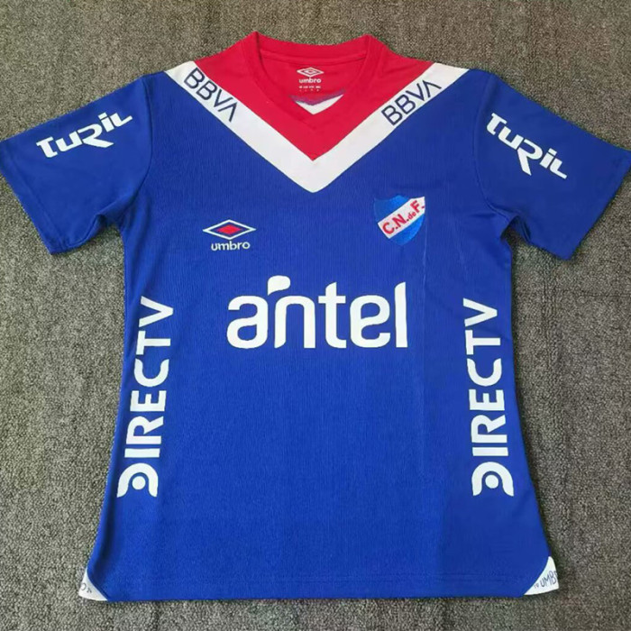 2025 Club Nacional Blue Fans Soccer Jersey (V领)