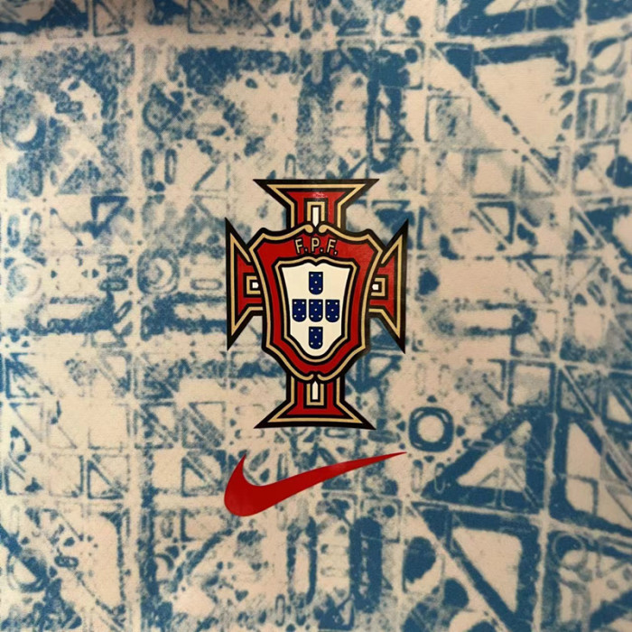 24-25 Portugal Red & Blue Double Sided Windbreaker (双面风衣)