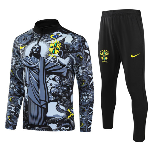 24-25 Brazil Black Half Pull Special Edition (半拉链)