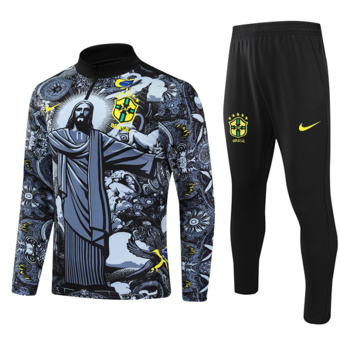 24-25 Brazil Black Half Pull Special Edition (半拉链)