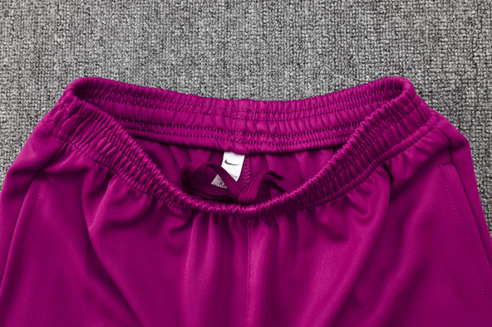 24-25 PSG Rose red Half Pull Tracksuit (半拉链)