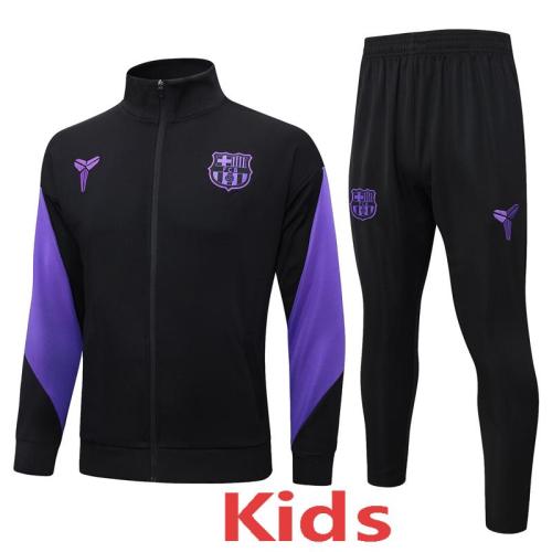 2025-26 BAR Black Kids Jacket Tracksuit #E25122(童装）