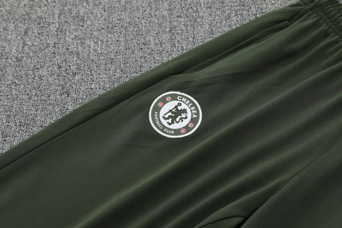 25-26 CHE Army green Half Pull Tracksuit (半拉链)