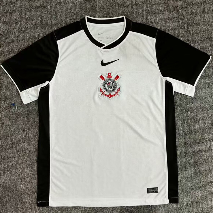 25-26 Corinthians White Fans Soccer Jersey