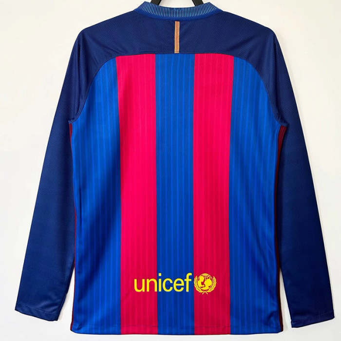 2016-2017 BAR Home Long Sleeve Retro Soccer Jersey (长袖)