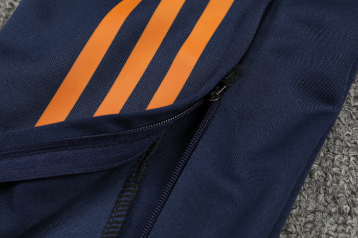 24-25 JUV Royal blue Kids Half Pull Tracksuit (童装)(半拉链)