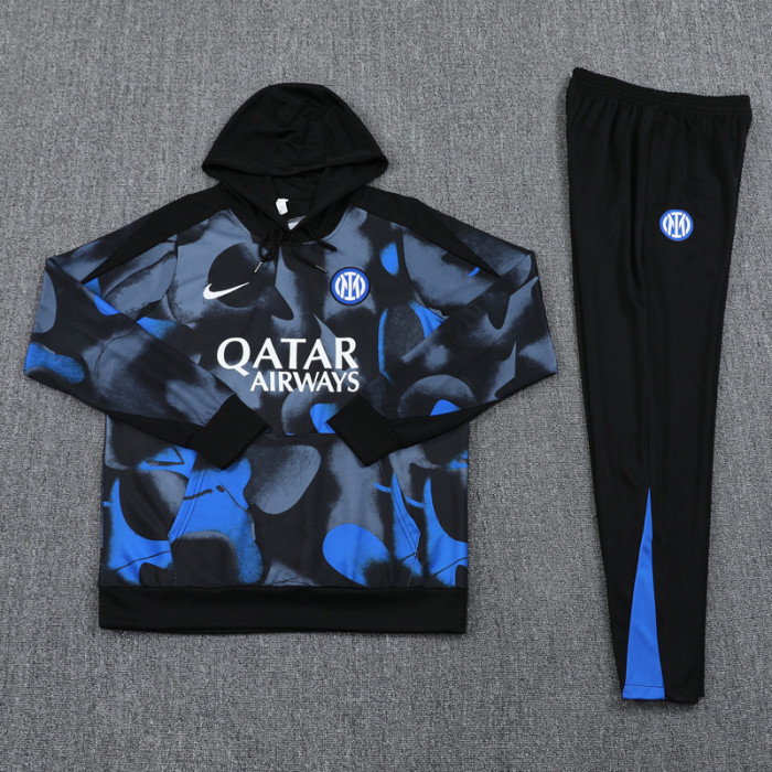 24-25 INT Grey blue Hoodie Tracksuit (卫衣套装)