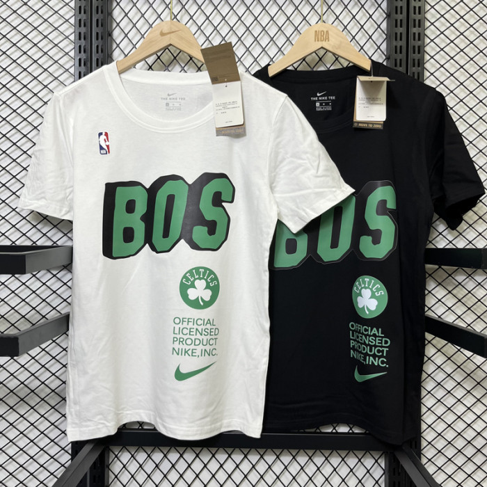 T111 Celtic BOS White High Quality Casual T-Shirt