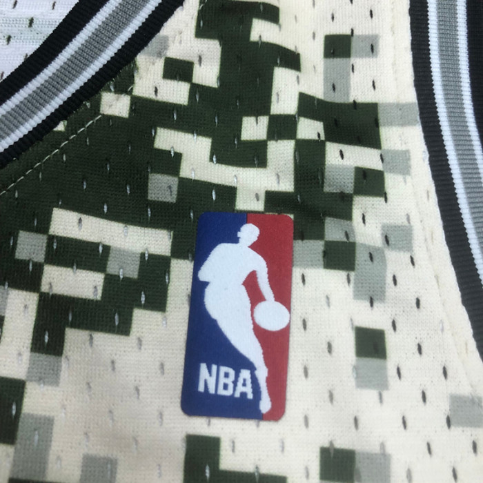 2013-14 SA Spurs GINOBILI #20 Green CamouflageTop Quality Hot Pressing NBA Jersey (迷彩）