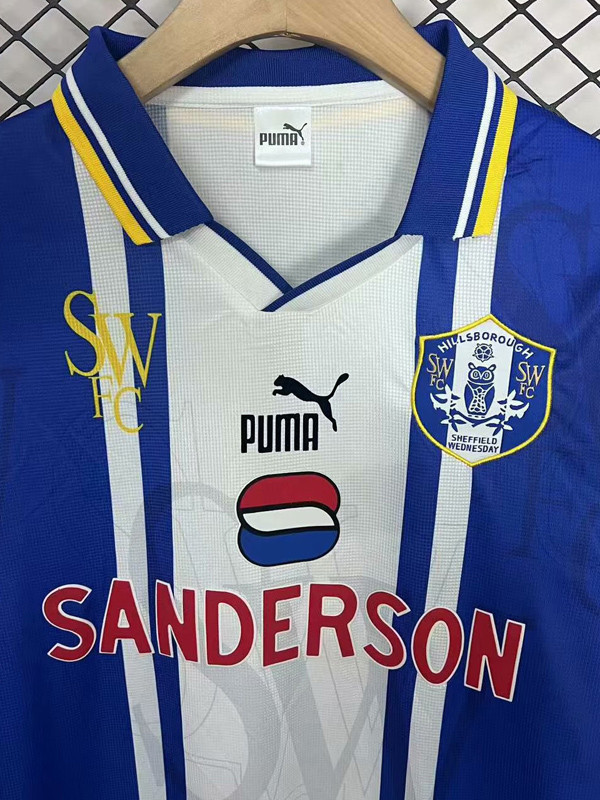 1996-1997 Sheffeld Wednesday Home Retro Soccer Jersey