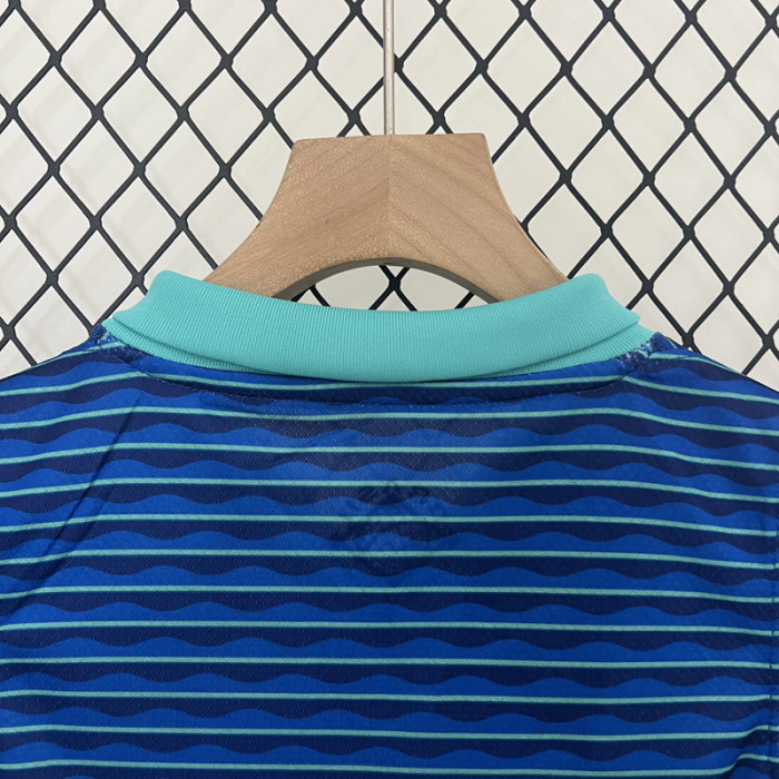 24-25 Brazil Away Kids Soccer Jersey